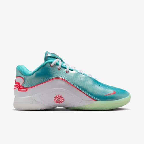 Lebron XXII Limelight Basketball Shoes (HV5148-600, Solar Red/White/Vapor Green/Dusty Cactus) Size 9.53