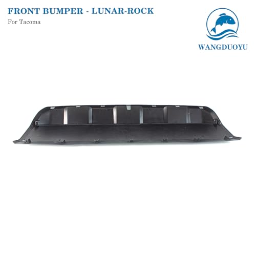 Image of Front Bumper Lower Valance Panel Skid Plate Black Compatible with 2016-2023 Toyota Tacoma - Replaces Part 53911-04210 TO1095205 (Lunar Rock)
