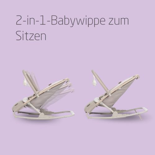 Maxi-Cosi Kori 2-in-1-Babywippe mit Spielzeugbogen, 0-15kg, Classic Beige – Ansicht 2
