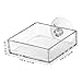 TOYANDONA 6pcs Acrylic Fish Feeder Bowls with Suction Cups for Shrimp Tanks Durable Feeding Dishes for Easy Clean Promotes Healthy Eating and Growth Design