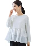 [ソーノ] ブラウス 【SONO NAVY】 ユーティリティ ティアードプルオーバー レディース S245BV025 ホワイト F