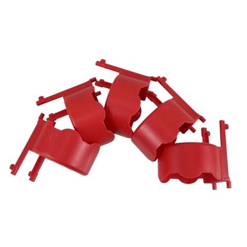 NULYLU 5pcs Plastic Wall Mounted Storage Rack for Polishing Paste and Wax Versatile Organizer for Car Detailing Easy Installation Space Saving Design Durable Tool Holder