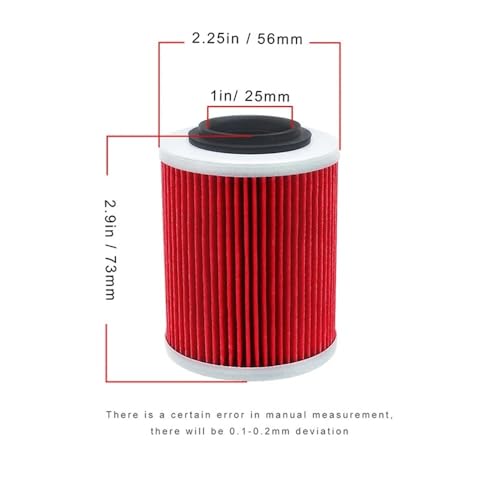 Filtre à huile pour DS650 2001-2006 et Outlander 400 | Pack de 2
