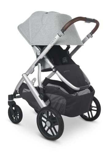 Vista V2 Stroller - Stella (Grey Brushed Melange/Silver/Chestnut Leather) #TOP3