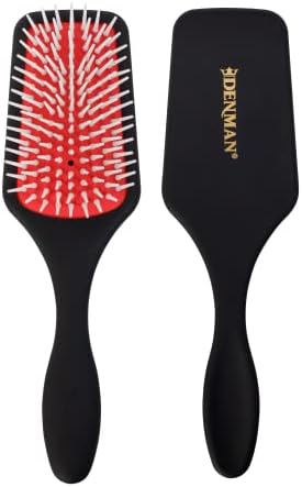 Denman Power Paddle Hair Brush for Quick and Convenient Detangling, Blow Drying and Styling - Combination of D3 Styling Pens & Paddle Brush - For Men and Women P038