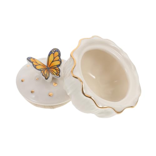 Recipiente Cerámico Mini para Líquidos de Uñas con Tapa miniatura 1