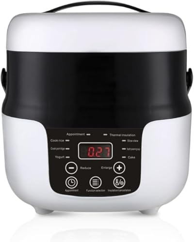 Vilom 車用炊飯器 多機能 大型トラック対応 ミニ炊飯器 車・家庭両用 自動運転対応 車載調理器具 旅行・アウトドア・ドライブ用 1人〜家族向け コンパクト 車内で簡単ご飯調理 保温機能付き (12V)