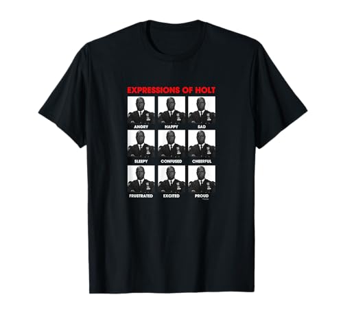 Brooklyn Ne-Nine Expressions of Holt T-Shirt