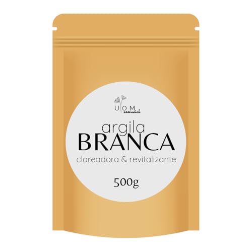 Argila Branca Clareadora e Revitalizante UOM 500g | 100g (100g)