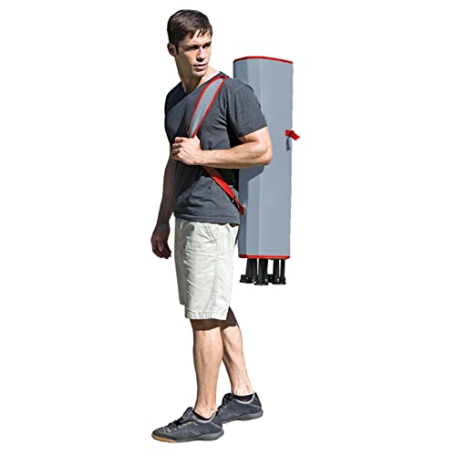 Kelsyus Original Foldable Canopy Chair for Camping, Tailgates, and Outdoor Events, Grey/Red - Image 7