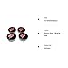 4PCS 54MM ST Racing Black RED Center Wheel HUB CAPS Emblem Cover CP9C-1A096-AA