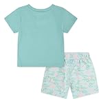 Hurley Baby and Toddler Boys' Soft Basic Cloud Slub T-Shirt and Shorts 2-Piece Outfit Set - Image 2