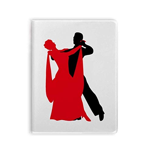 Carnet de notes duo de danseurs pour cours de danse et journal intime