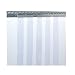 Produktbild PVC-Streifenvorhang Industrie-Streifenvorhang 3x300mm, BxH 3,25x1,75m, transparent, komplett vormontiert, verzinkt, wetterfest, spritzwassergeschützt
