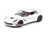 Maisto 2014 Chevrolet Corvette Stingray Z51 1/18 Scale Diecast Model Car White