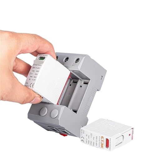 Pararrayos para hogar y protector sobretensiones CA 2P 275V 20KA a 40KA 2
