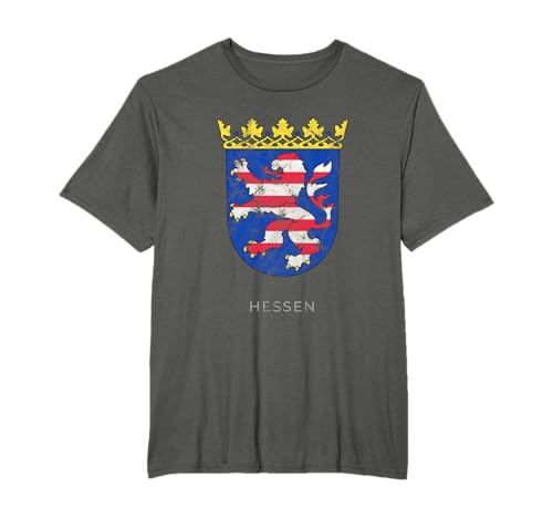 Hessen German Coat of arm Germany Deutsch Shirt T-Shirt