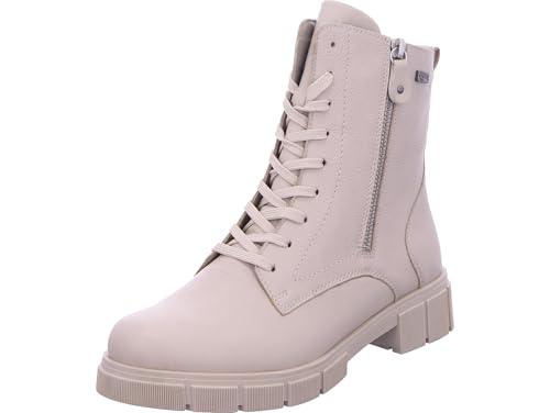 Bottes à lacets confort femme beige Remonte D2S72 pointure 42