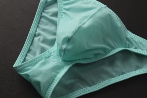 Men's Ice Silk Transparent Underwear Low Waist Narrow Edge2