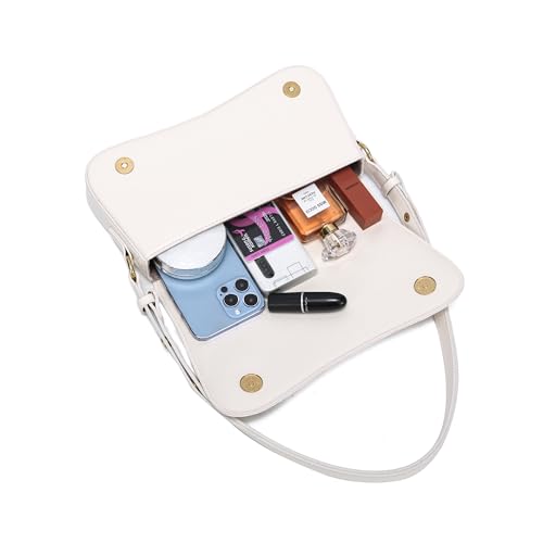 Image of JOLLQUE Crescent Shoulder Bag for Women,Small Leather Strap Dumpling Handbag Purse,Unique Trendy Designer Hobo Crossbody Bags