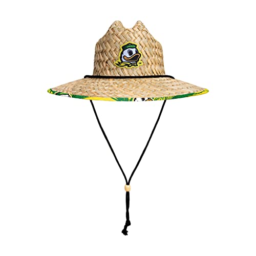Image of FOCO unisex adult Ncaa College Team Logo Floral Straw Sun Hat, Team Logo, One Size US