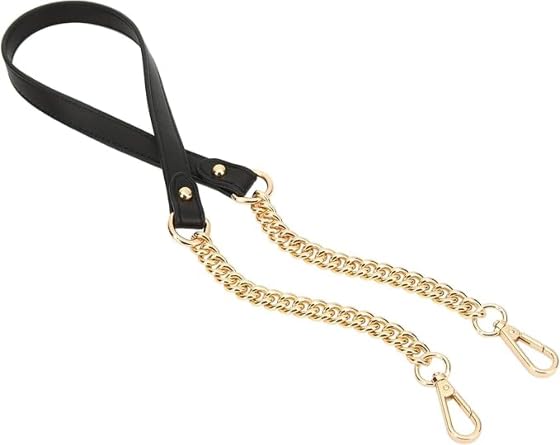 VIGHNESHWAR TRADERS Metal Plus Synthetic Leather Purse Chain Strap Length for Shoulder Cross Body Sling Purse Handbag Clutch Replacement（GOLD 35.4 inch）-image-21