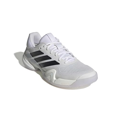 Image of adidas Mens Barricade 14 Tennis Sneakers Shoes - Black, Orange