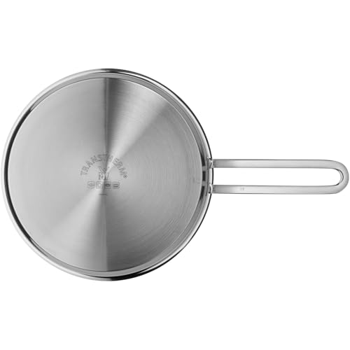 WMF Mini Bratpfanne beschichtet klein 18 cm, Cromargan Edelstahl poliert, Induktion, stapelbar, ideal für kleine Portionen oder Singlehaushalte 5