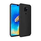 GiiKa für Huawei Mate 20 Hülle Silikon, Ultra Dünne Handyhülle für Mate 20 Case, Kratzfeste, Soft TPU, Stoßfeste, Ganzkörper Telefonhülle Kompatible mit Huawei Mate20 Schutzhülle, Schwarz