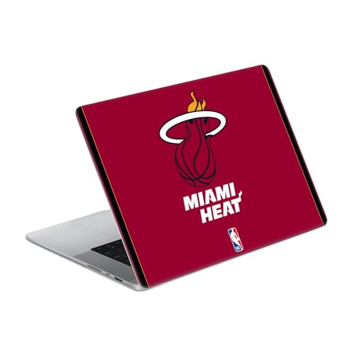 Miami Heat skin MacBook Pro 16 A2485 protège des rayures avec le style rouge NBA
