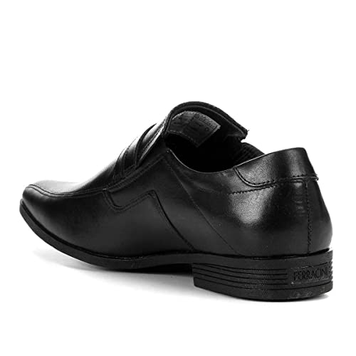 Sapato Social Ferracini Liverpool Masculino, Preto, 43