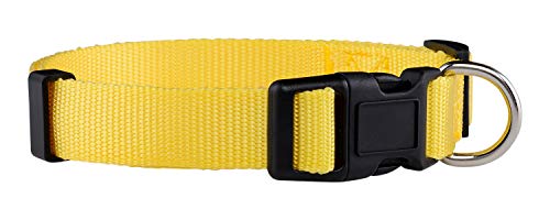 Native Pup Basic Nylon Dog Collar, Adjustable for Small, Medium, Large pet and Puppies Accessories...