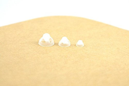Jungle Care Hearing Aid Ear Piece Open Domes Set 6Mm/9Mm/12Mm (3 Pairs) Comfortable Psap (Personal Sound Amplifiers Product) Ear Tips Invisible, Perfect For Open Air (Open Fit), Except For Ric #TOP1