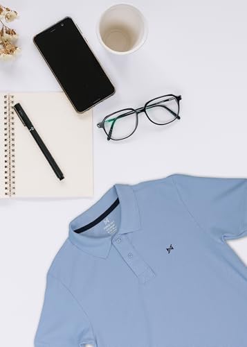 Image of Force NXT Men's Solid Regular Fit Polo Shirt