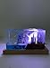 Godzilla Monster Resin Night Light, LED Color Changing Lamp with Remote, City Diorama Scene, 6.7x3.1x3.1 inches, USB Powered