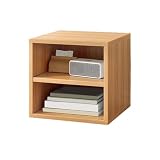 CFGH6FDF Square Minimalism Bookshelf Desk Shelf Artificial Board Organize for Office Home Freestanding Book Shelf