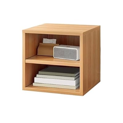 CFGH6FDF Square Minimalism Bookshelf Desk Shelf Artificial Board Organize for Office Home Freestanding Book Shelf