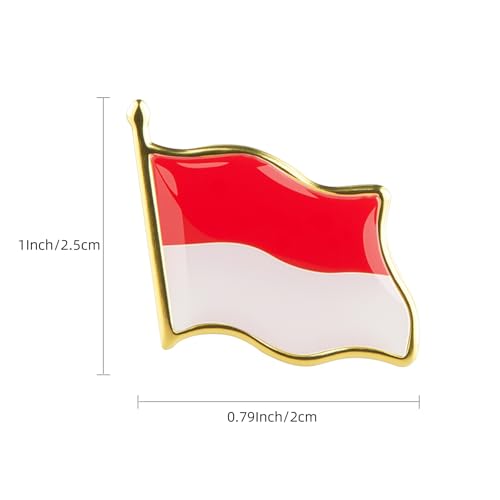Image of Country Flag Brooch Metal Alloy Souvenir Pin Shirt Hat Backpack Jewelry Accessories Decoration Party Christmas Gift Badge International Travel Pin