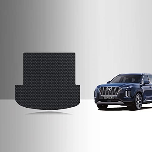 TOUGHPRO Cargo/Trunk Mats Accessories Compatible with Kia Telluride 3rd Row Down All Weather Heavy Duty (Made in USA) Black Rubber 2020 2021 2022 2023 2024