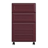 Ameriwood Home Pursuit Mobile File Cabinet, Cherry