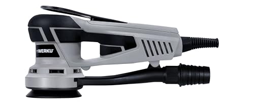 Werku WK403670, Ponceuse Circulaire Rotorbitale, Qualité Professionnelle, Moteur Brushless, Puissance