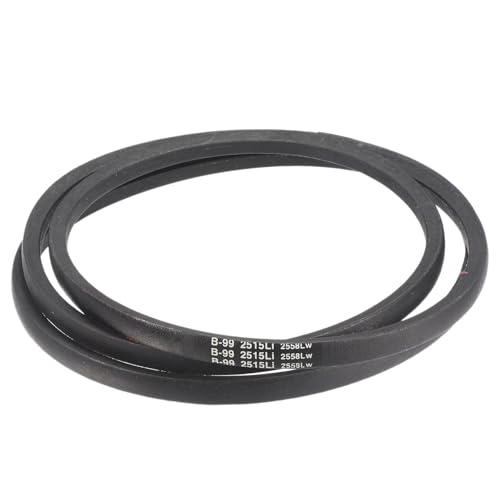 Image of uxcell 3 Pack B99 Classic V-Belt, 102 inch Outside Circumference, Black, Industrial Rubber V-Belt