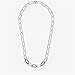 Produktbild LJWXX Halskette 925 Sterling Silber Kette Halskette for Frauen ME Link Halskette Kette Sterling Silber Schmuck Geschenk Machen Einfach, schön und leicht zu tragen. (Gem Color : A13-14)