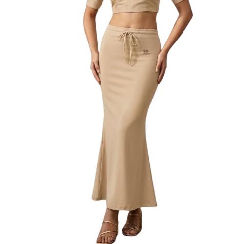 Image of Women's Saree Shapewear - Slim Fit Stretchable Petticoat for Sarees | Comfortable Waistband | Body Shaping Underskirt
