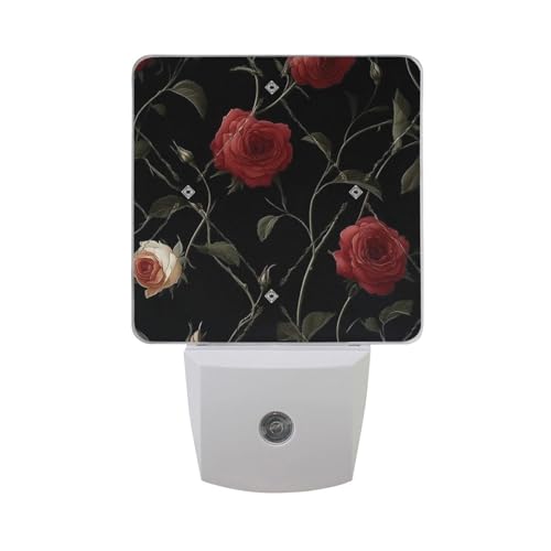 Lámpara de Noche LED Sensor Roja miniatura 7