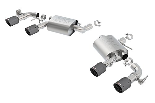 BORLA 11925CFBA Axle-Back Performance Exhaust System for 2016-2023 Chevrolet Camaro SS 6.2L V8 Automatic/Manual Transmission With Dual Mode Exhaust (NPP) Valves.