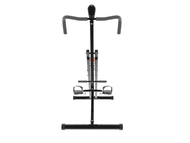 Allenamento Addome - Attrezzo Addominali Con Rullo Crunch Protezione Schiena Nero M 998474