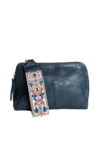Image of Joy Susan Woven Strap Crossbody: Gigi Wristlet
