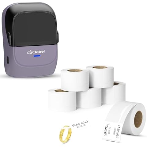 CLABEL Label Maker Include Jewelry Labels Cover