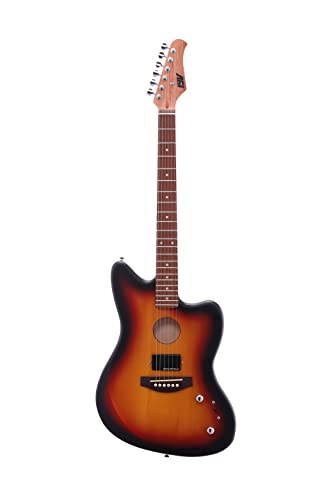 IYV- IJGAP-200 Semi Hollow Electric Acoustic Guitar 3T Sunburst